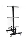 CFF-BPR6 Mobile Bar & Olympic Bumper Plate Rack